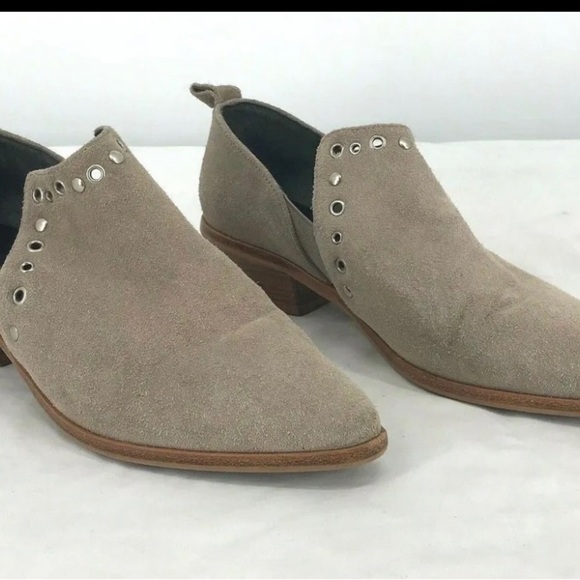 𝅺Rebecca Minkoff Suede Studded Ankle Boot sz 7.5M - Picture 2 of 8